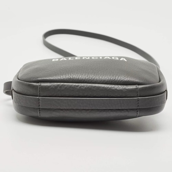 Balenciaga Charcoal Leather Shoulder Bag - Picture 4 of 8